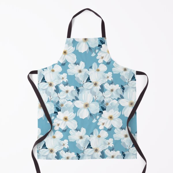 Item preview, Jatrena - Flowers white blue (19/20) designed and sold by sabantha.