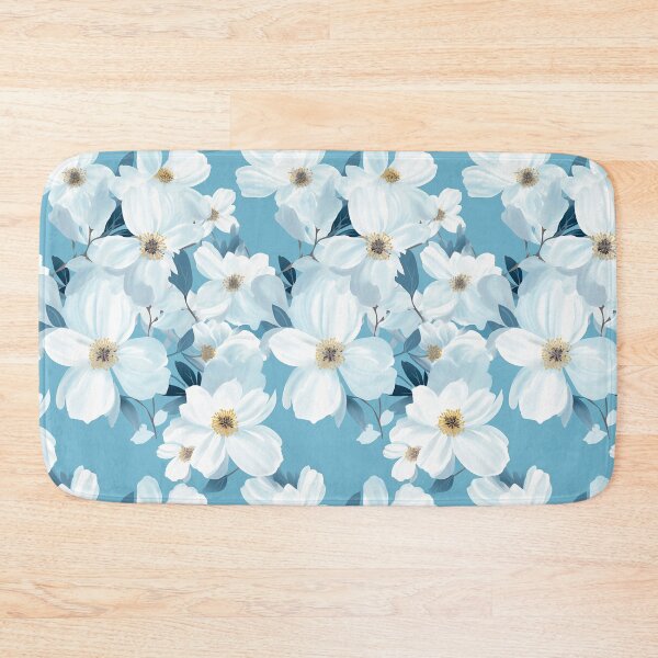 Item preview, Jatrena - Flowers white blue (19/20) designed and sold by sabantha.