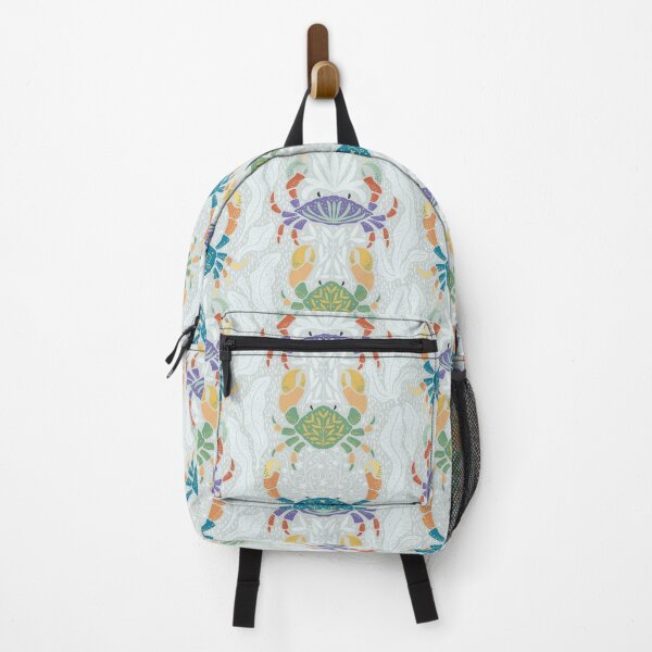 Item preview, Colorful Crabs' Seaweed Parade [blue] designed and sold by Aia UENO design.