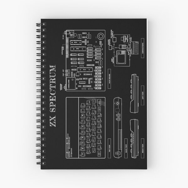Item preview, ZX Spectrum (White Stencil-No Background) designed and sold by BGALAXY.