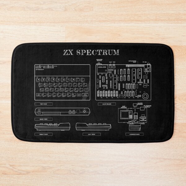 Item preview, ZX Spectrum (White Stencil-No Background) designed and sold by BGALAXY.