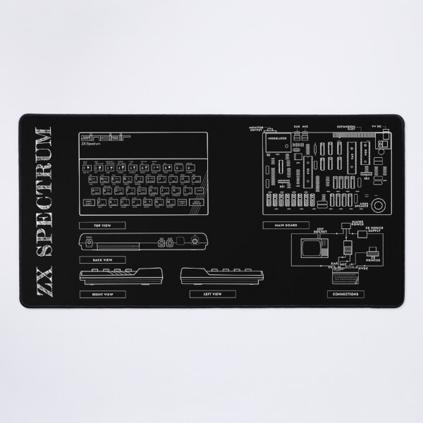 すずかページ ZX Spectrum (White Stencil-No Background)