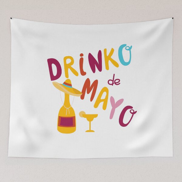 Item preview, Drinko De Mayo banner lettering design designed and sold by shushunya13.