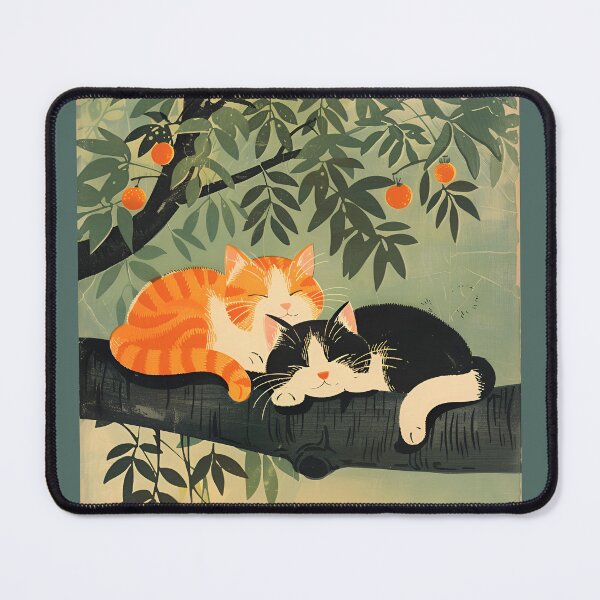 Item preview, Vintage Japan art cute orange cat designed and sold by AngelinaBezm.
