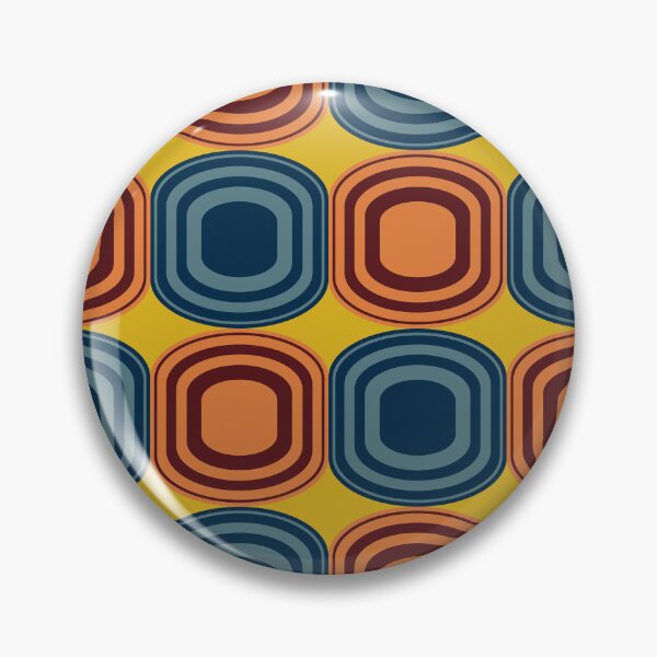 Item preview, retro geometric 1970's style pattern designed and sold by pauloneill-art.