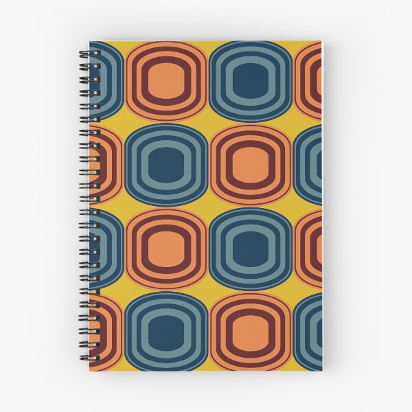 Item preview, retro geometric 1970's style pattern designed and sold by pauloneill-art.