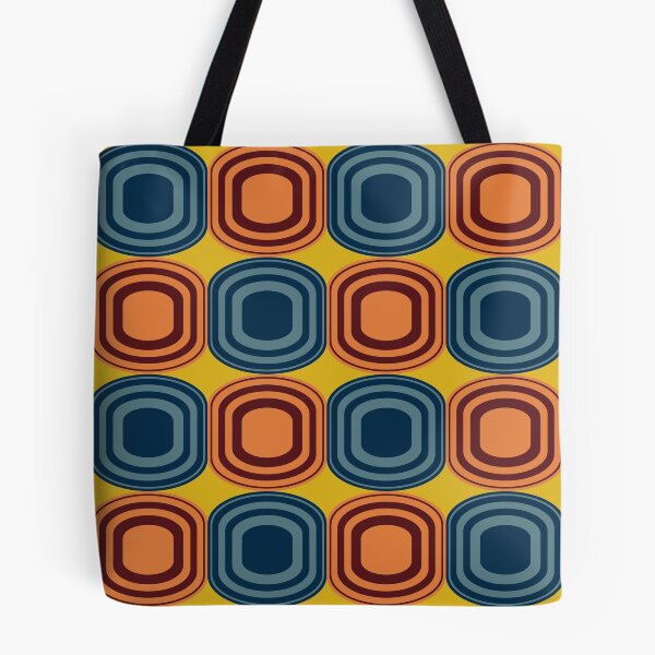 Item preview, retro geometric 1970's style pattern designed and sold by pauloneill-art.