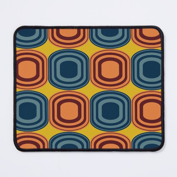 Item preview, retro geometric 1970's style pattern designed and sold by pauloneill-art.