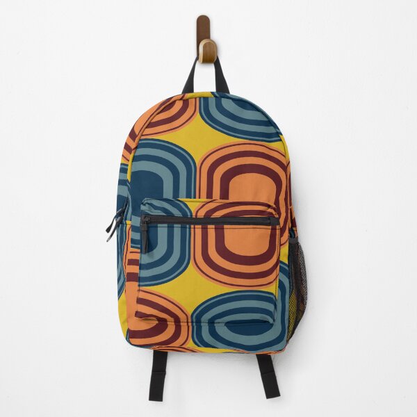 Item preview, retro geometric 1970's style pattern designed and sold by pauloneill-art.
