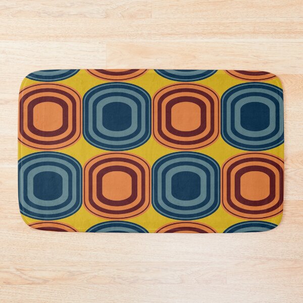 Item preview, retro geometric 1970's style pattern designed and sold by pauloneill-art.