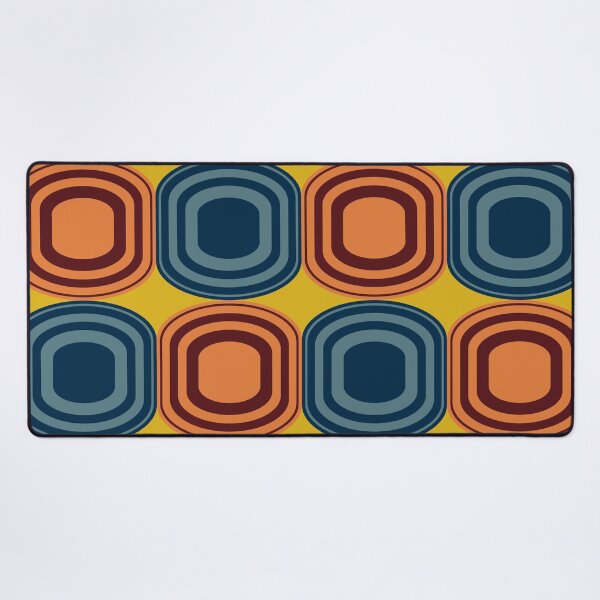 Item preview, retro geometric 1970's style pattern designed and sold by pauloneill-art.