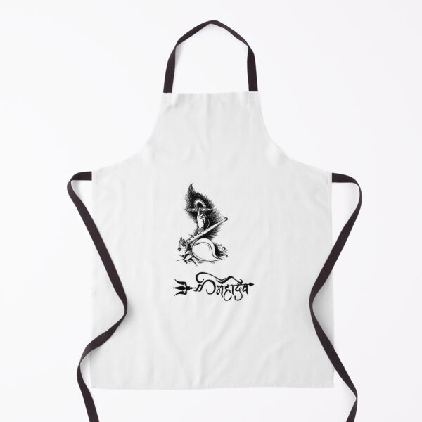 Item preview, Mahadev with Flute and Shankh Krishna T-Shirt designed and sold by ridhifashion.