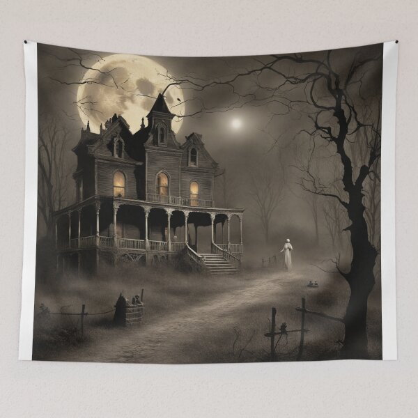 Item preview, Haunted Forest Mansion: Enchanted Halloween Night designed and sold by EnchantedVista.