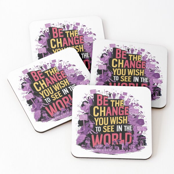Item preview, Be the Change Inspirational Activism designed and sold by behnay.