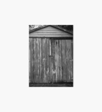 Old Wooden Garage Art Board