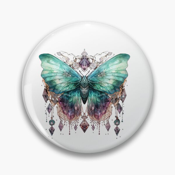 Item preview, Polilla de cristal 17 designed and sold by SchokoGoth.