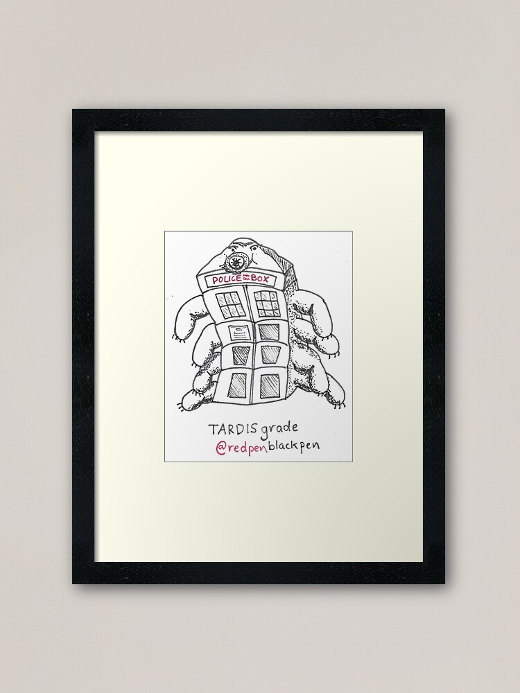 Alternate view of TARDISgrade Framed Art Print