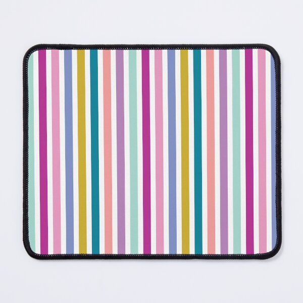 Item preview, Retro Modern Cute Candy Cane Multi-coloured Vertical Stripes on White Background designed and sold by scome.