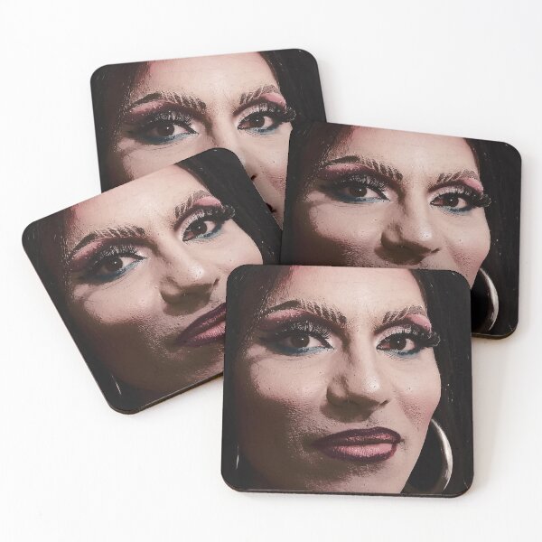 Item preview, Portrait photography of a man with transvestite makeup designed and sold by Carré Comme Orange.