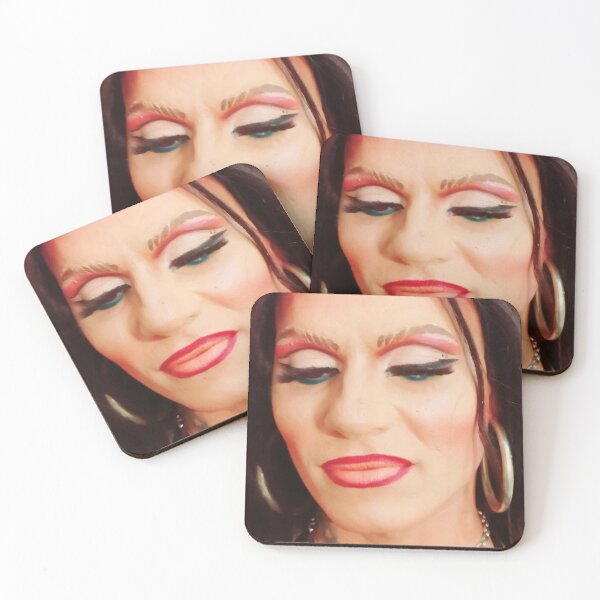 Item preview, Portrait photography of a man with transvestite makeup designed and sold by Carré Comme Orange.