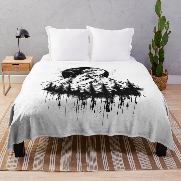 Item preview, Moon Behind Mountains designed and sold by NicolasGlowArt.