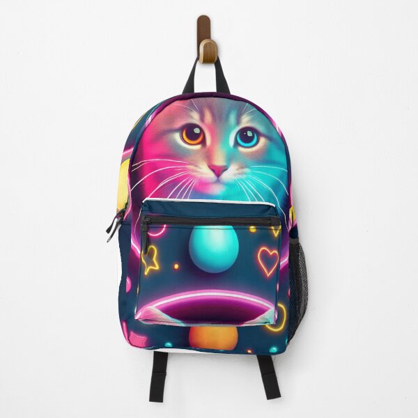 Item preview, Neon Kitty in the Dark #11 Cute Animal Designs designed and sold by Kinyah88.