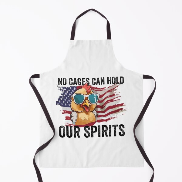 Item preview, Chicken Independence Day, No Cages Can Hold Our Spirits, Hen American Flag, 4th Of July Freedom Farm Poultry designed and sold by Peculiarts.
