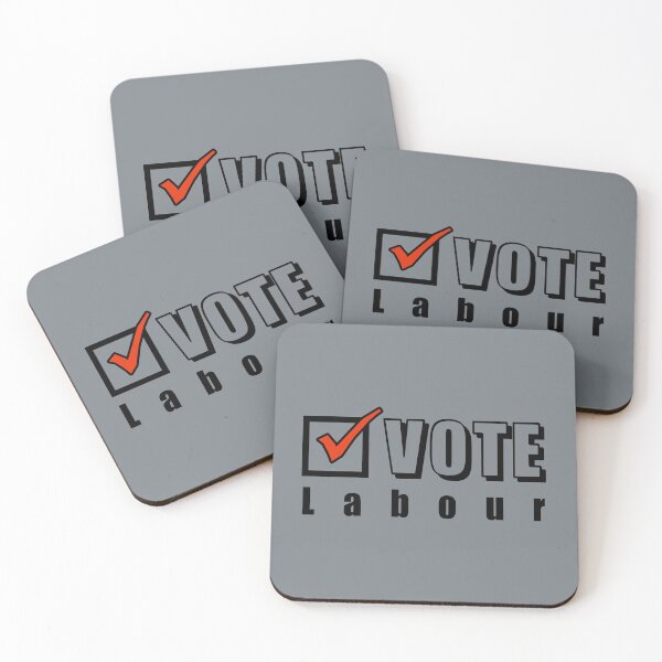 Item preview, Vote Labour. Election ballot tick box (black) designed and sold by SolidEarthArt.