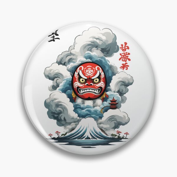 Item preview, Japanese Daruma Aesthetic Yokai Design designed and sold by LuminOrb.