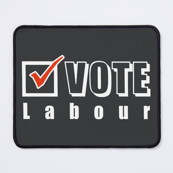 Item preview, Vote Labour. Election ballot tick box (white) designed and sold by SolidEarthArt.