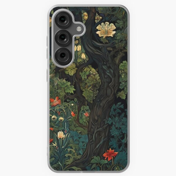 Vista previa del artículo con la obra «En el bosque hermoso diseño de fresco según William Morris», diseñado y vendido por Vintage Designs +.