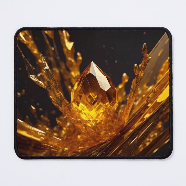 Item preview, abstract Golden Citrine 001 designed and sold by fleesphotos.