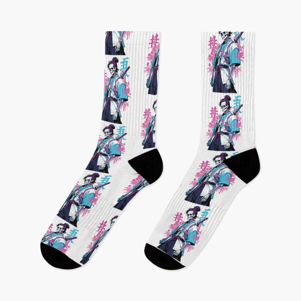 Item preview, Oni Skeleton Samurai Vaporwave Aesthetic designed and sold by LuminOrb.