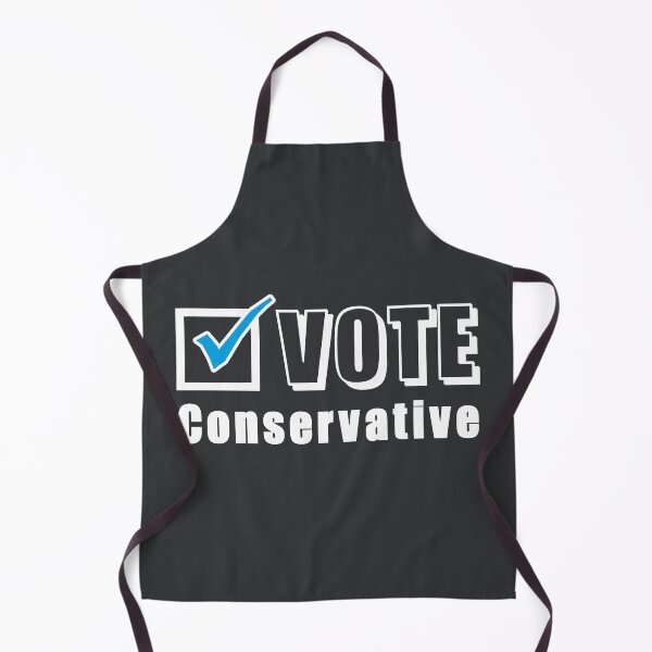 Item preview, Vote Conservative. Election ballot tick box (white) designed and sold by SolidEarthArt.