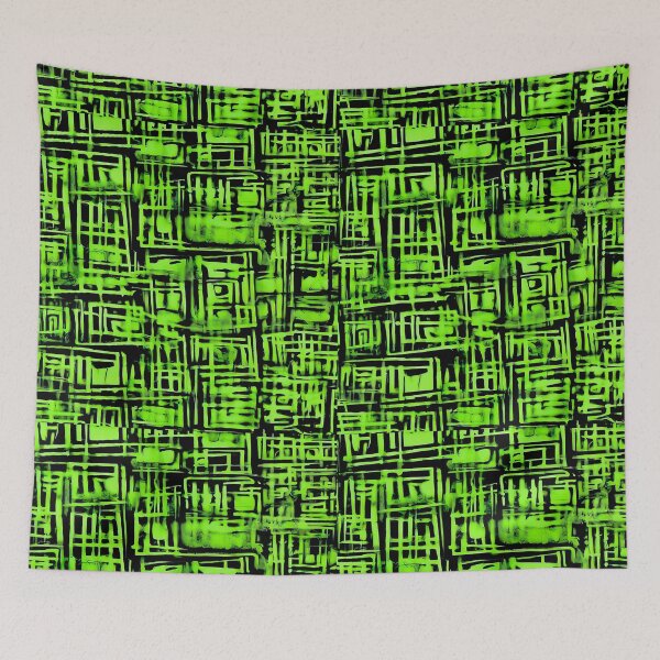 Item preview, Vibrant Green Mesh designed and sold by Zenvo.