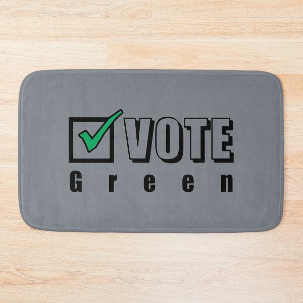 Item preview, Vote Green. Election ballot tick box (black) designed and sold by SolidEarthArt.