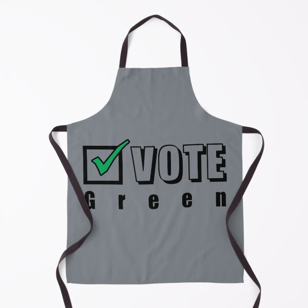 Item preview, Vote Green. Election ballot tick box (black) designed and sold by SolidEarthArt.