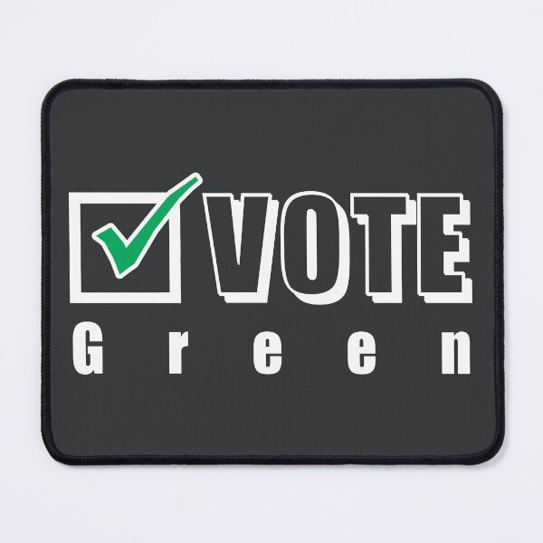 Item preview, Vote Green. Election ballot tick box (white) designed and sold by SolidEarthArt.