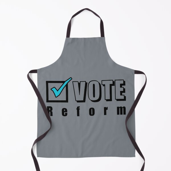 Item preview, Vote Reform. Election ballot tick box (black) designed and sold by SolidEarthArt.
