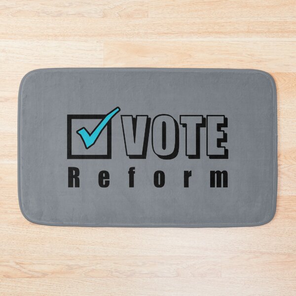 Item preview, Vote Reform. Election ballot tick box (black) designed and sold by SolidEarthArt.