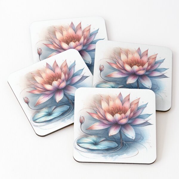 Item preview, subtle lotus flower designed and sold by jkrphoto.