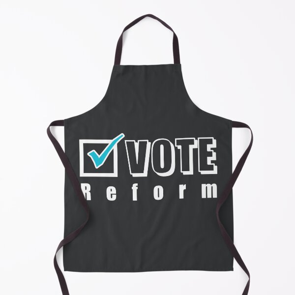 Item preview, Vote Reform. Election ballot tick box (white) designed and sold by SolidEarthArt.