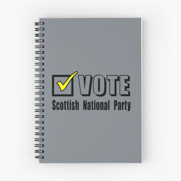 Item preview, Vote Scottish National Party. Election ballot tick box (black) designed and sold by SolidEarthArt.