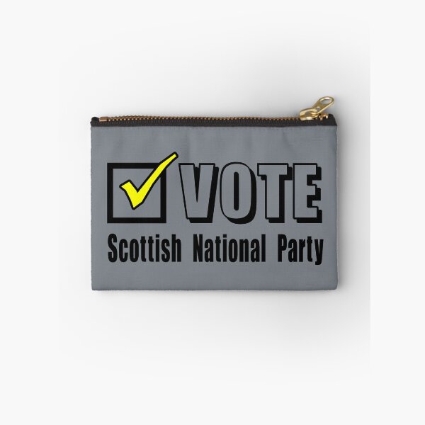 Item preview, Vote Scottish National Party. Election ballot tick box (black) designed and sold by SolidEarthArt.