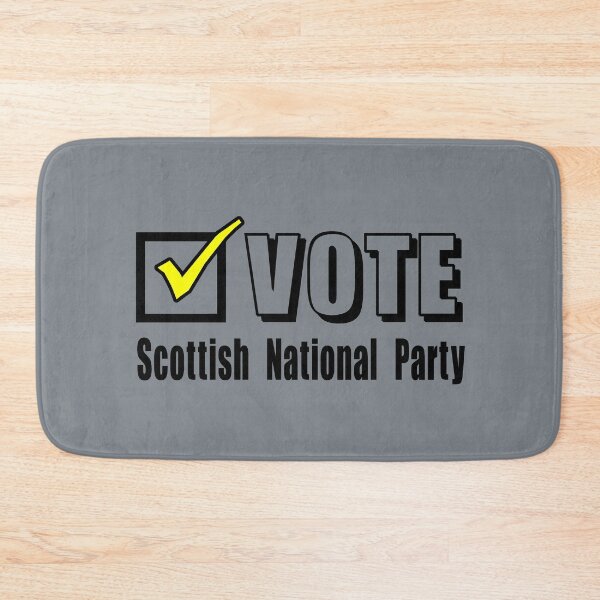 Item preview, Vote Scottish National Party. Election ballot tick box (black) designed and sold by SolidEarthArt.