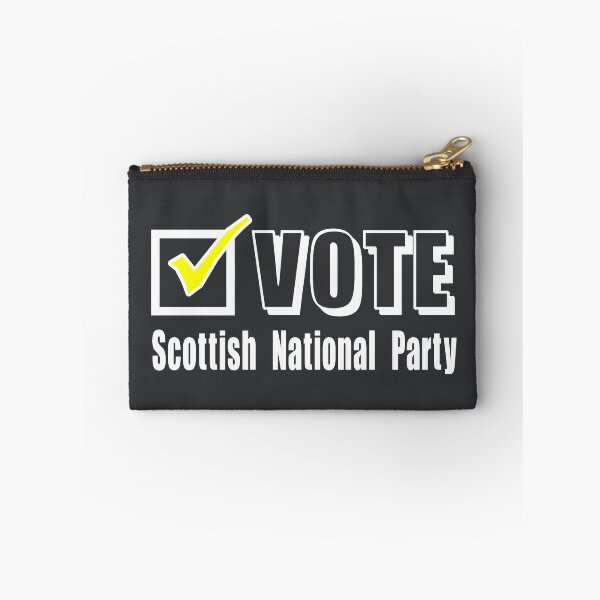 Item preview, Vote Scottish National Party. Election ballot tick box (white) designed and sold by SolidEarthArt.