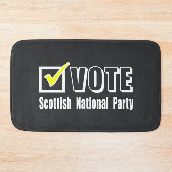 Item preview, Vote Scottish National Party. Election ballot tick box (white) designed and sold by SolidEarthArt.