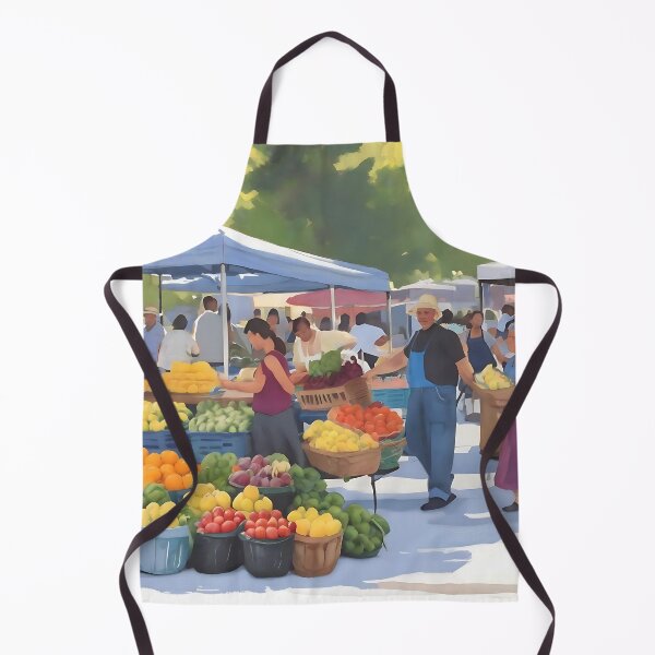 Item preview, Rustic Farmers Market Painting Illustration designed and sold by Tamas Das.