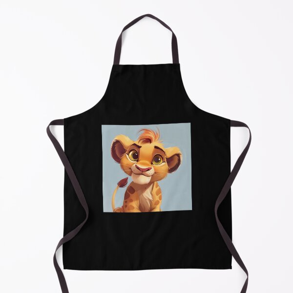 Item preview, Cute Lion Against Blue Background designed and sold by tw0nkey.