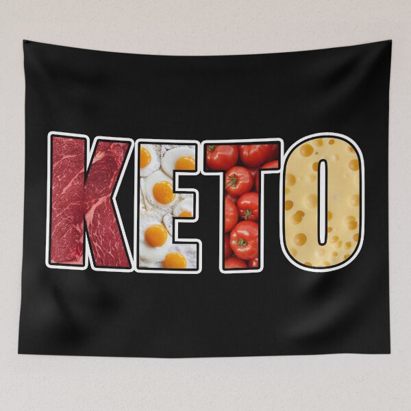 Item preview, Keto basic food keto text ketogenic diet designed and sold by Szkicerka.